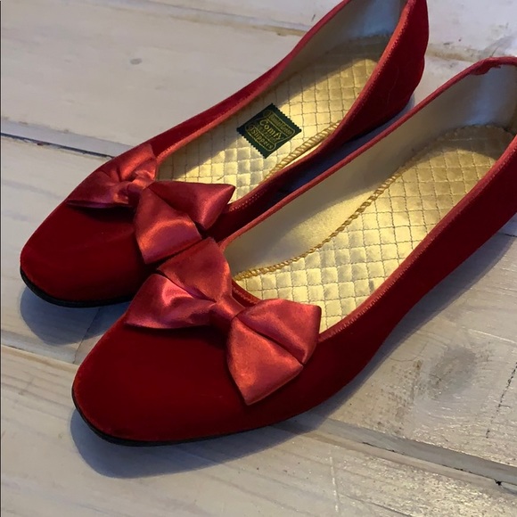 Daniel Green Red Flats - Picture 1 of 1